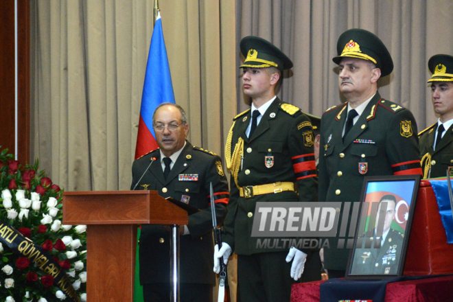 Azerbaijan buries its martyrs. Azerbaijan, Baku, 11 apr. 2016